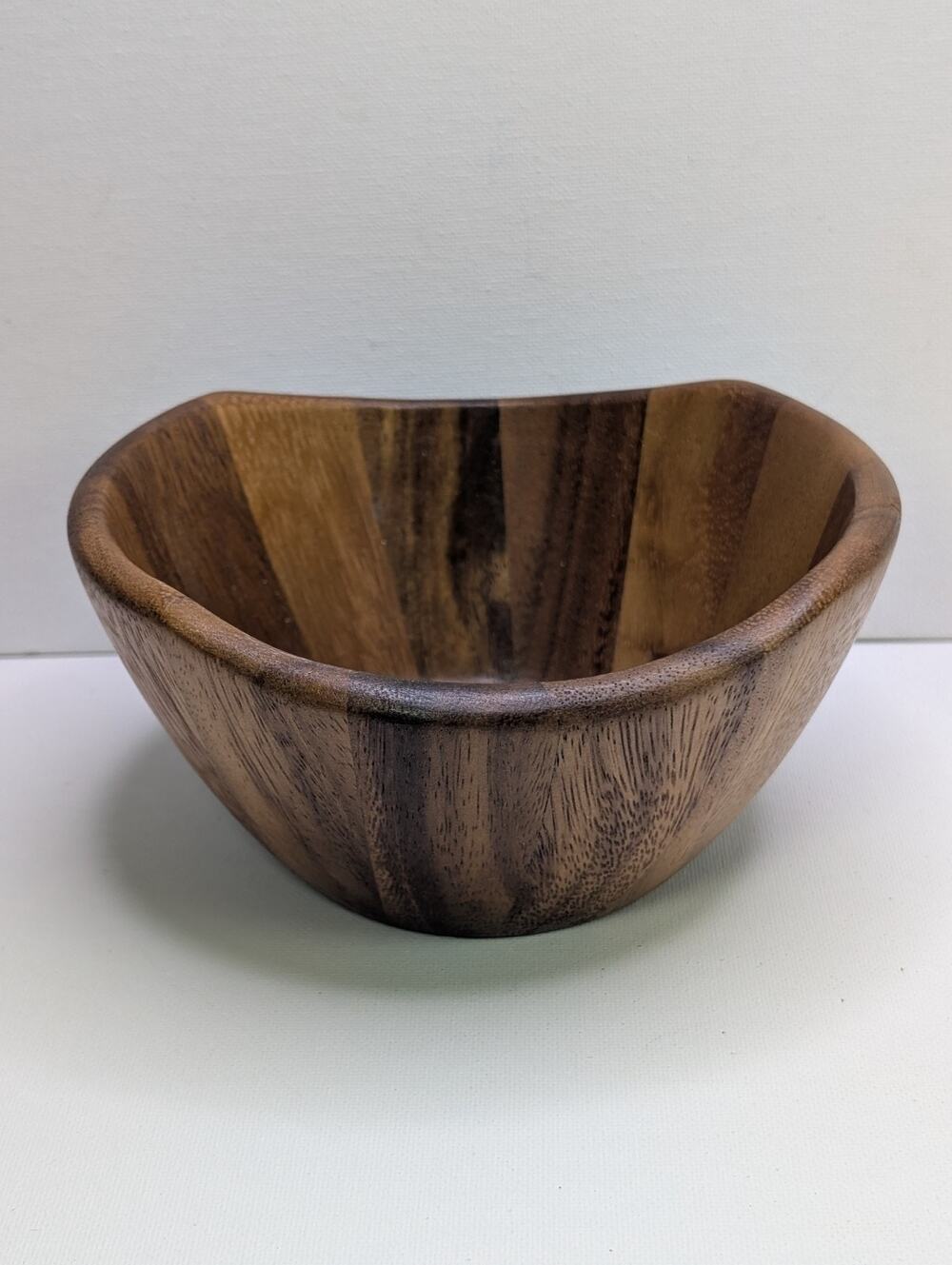 Split P International Wood Bowl 6.5" Made Thailand Small Serving Salad Bowl